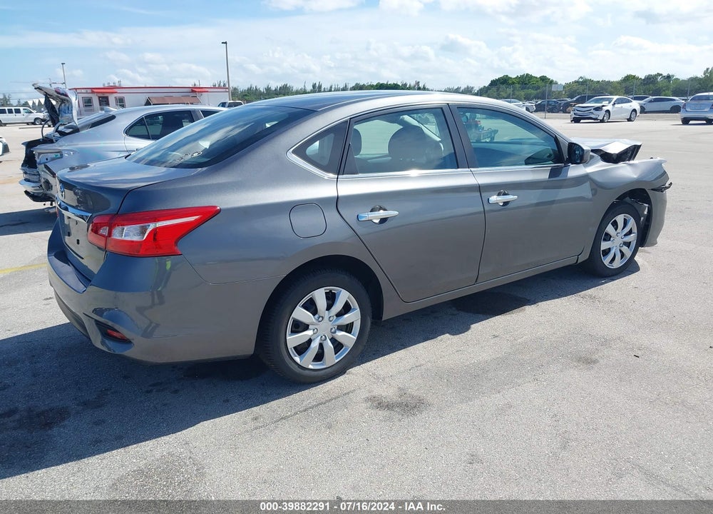 2019 NISSAN SENTRA S VIN: 3N1AB7AP5KY251305
