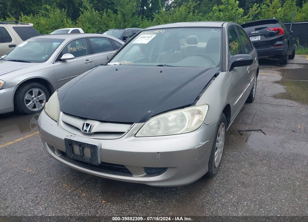 2005 HONDA CIVIC LX VIN: 2HGES16555H591018
