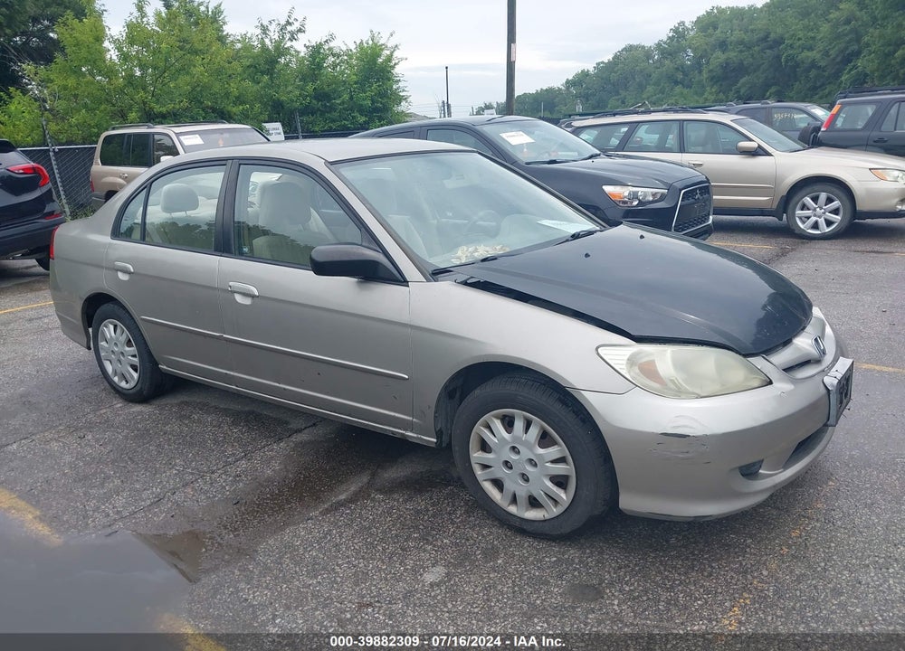 2005 HONDA CIVIC LX VIN: 2HGES16555H591018