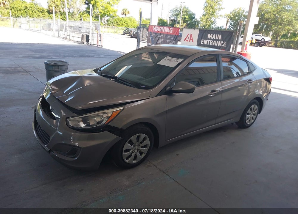 2017 HYUNDAI ACCENT SE VIN: KMHCT4AE4HU377582