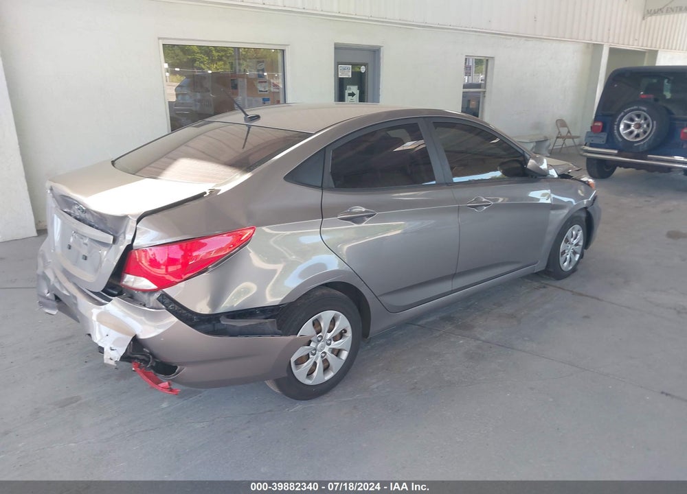 2017 HYUNDAI ACCENT SE VIN: KMHCT4AE4HU377582
