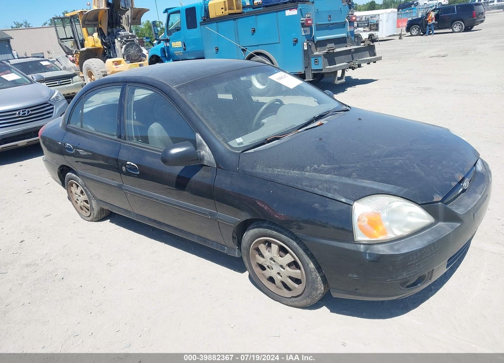 2005 KIA RIO VIN: KNADC125956378455
