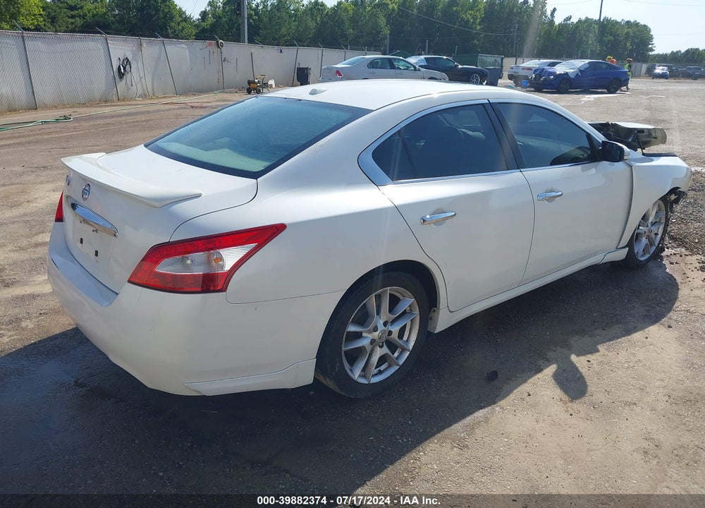 2009 NISSAN MAXIMA 3.5 SV VIN: 1N4AA51E99C802900