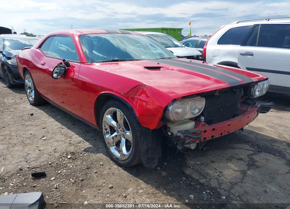 2012 DODGE CHALLENGER SXT VIN: 2C3CDYAGXCH180247