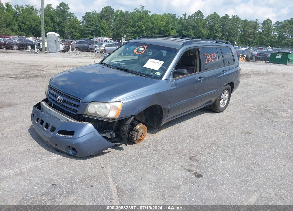 2003 TOYOTA HIGHLANDER V6 VIN: JTEGF21A430101395
