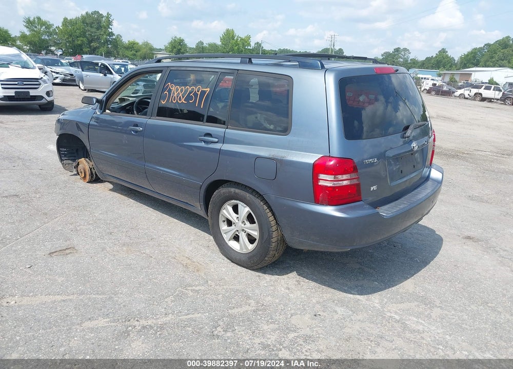 2003 TOYOTA HIGHLANDER V6 VIN: JTEGF21A430101395