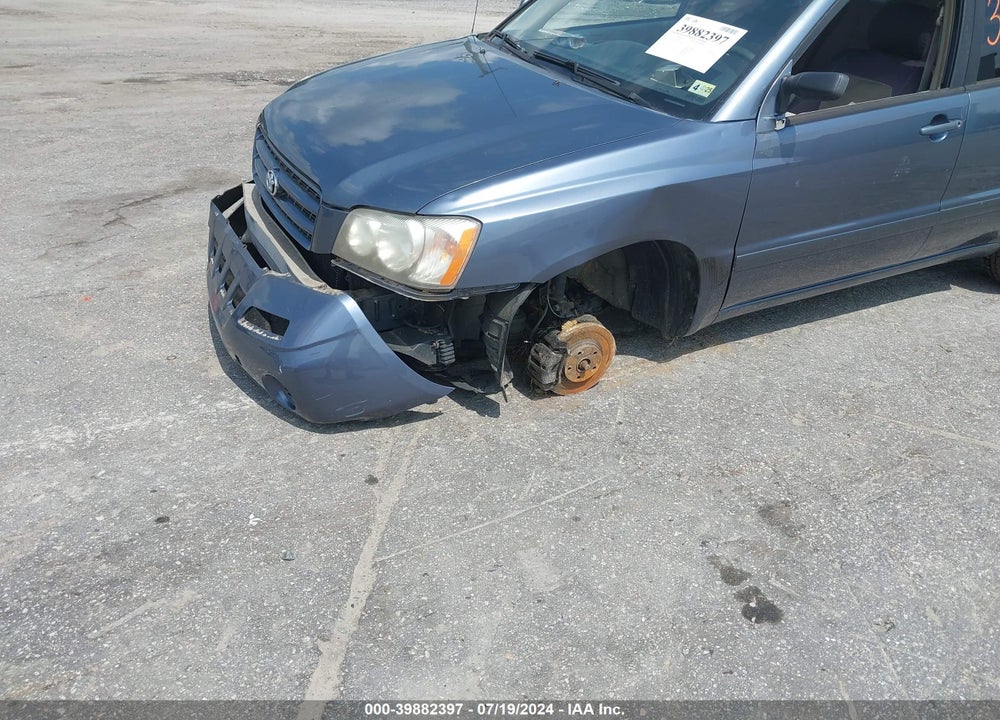 2003 TOYOTA HIGHLANDER V6 VIN: JTEGF21A430101395