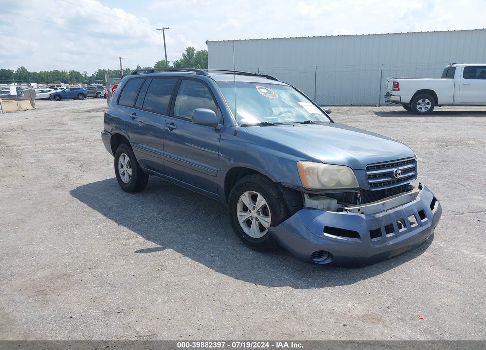 2003 TOYOTA HIGHLANDER V6 VIN: JTEGF21A430101395