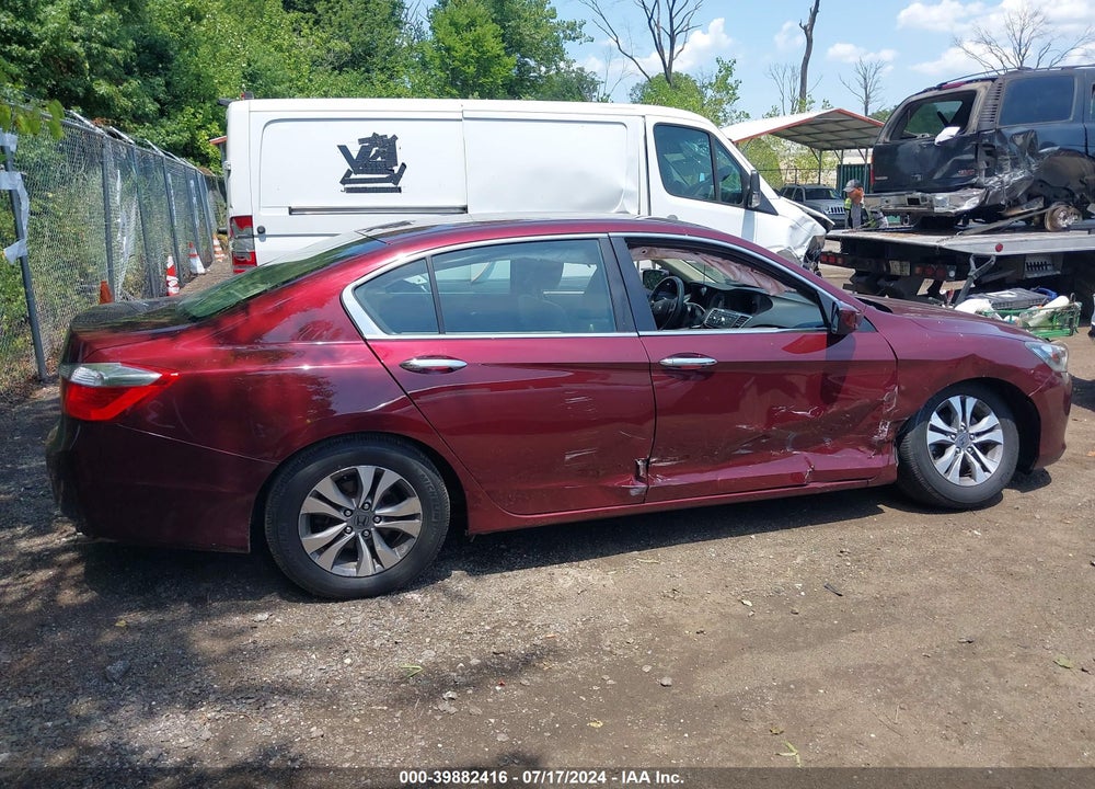 2013 HONDA ACCORD LX VIN: 1HGCR2F34DA186062