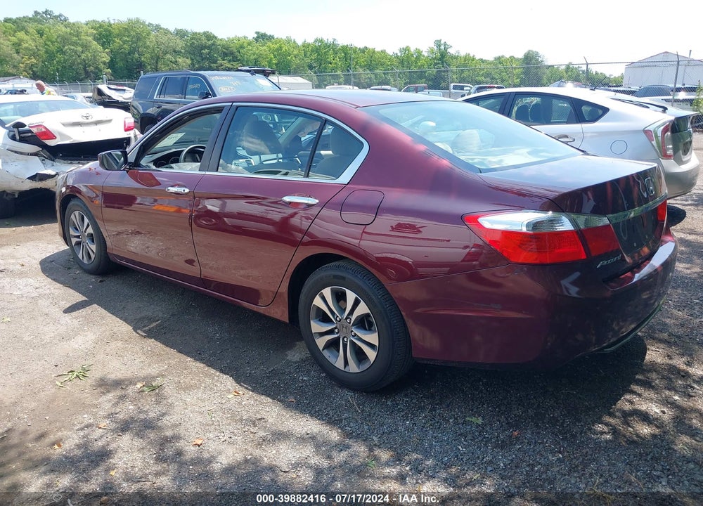 2013 HONDA ACCORD LX VIN: 1HGCR2F34DA186062
