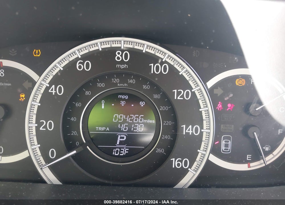 2013 HONDA ACCORD LX VIN: 1HGCR2F34DA186062