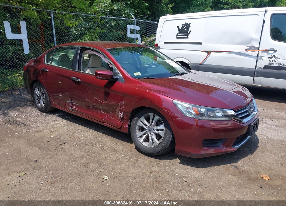 2013 HONDA ACCORD LX VIN: 1HGCR2F34DA186062