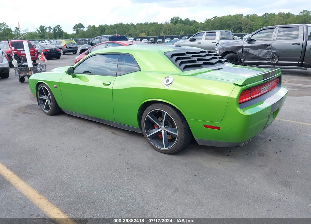 2011 DODGE CHALLENGER SRT8 VIN: 2B3CJ7DJXBH601244