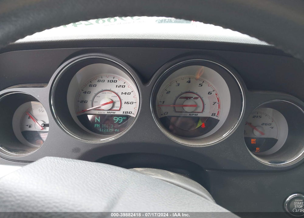 2011 DODGE CHALLENGER SRT8 VIN: 2B3CJ7DJXBH601244
