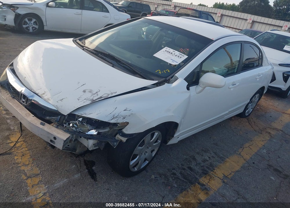 2011 HONDA CIVIC LX VIN: 19XFA1F5XBE025305