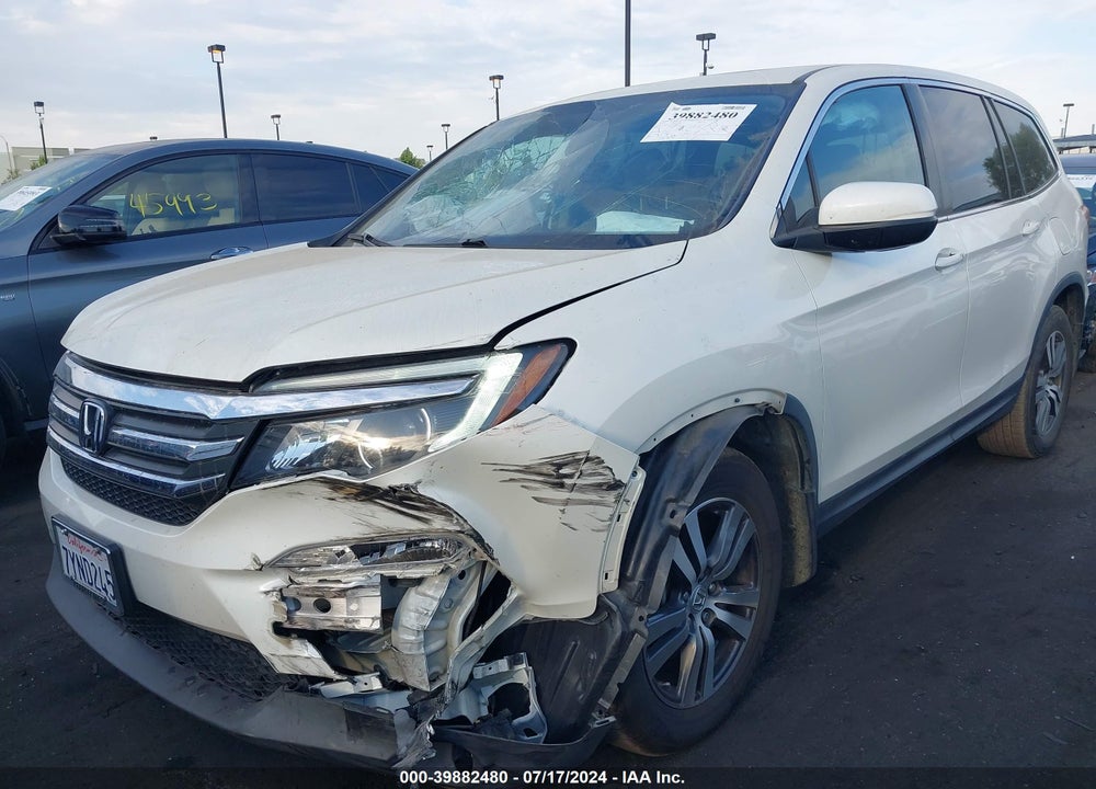 2017 HONDA PILOT EX-L VIN: 5FNYF5H57HB014442