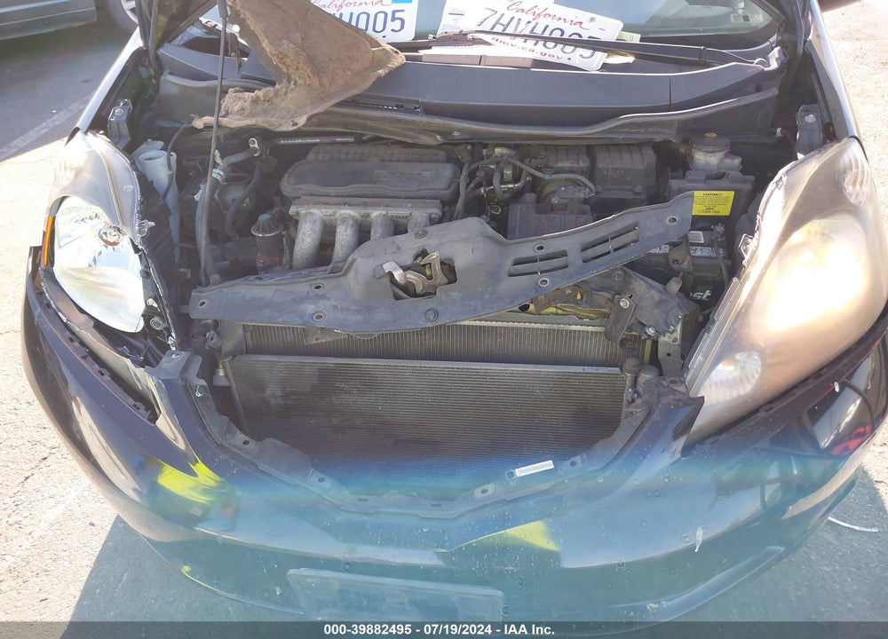 2012 HONDA FIT VIN: JHMGE8H39CC030371