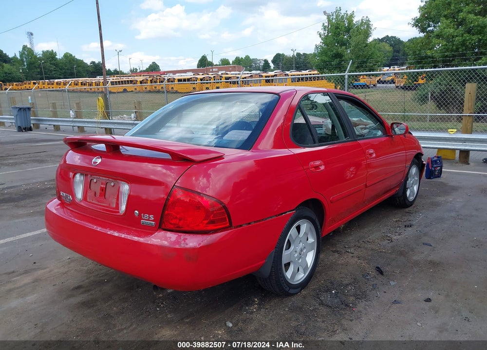 2006 NISSAN SENTRA 1.8S VIN: 3N1CB51D56L527200