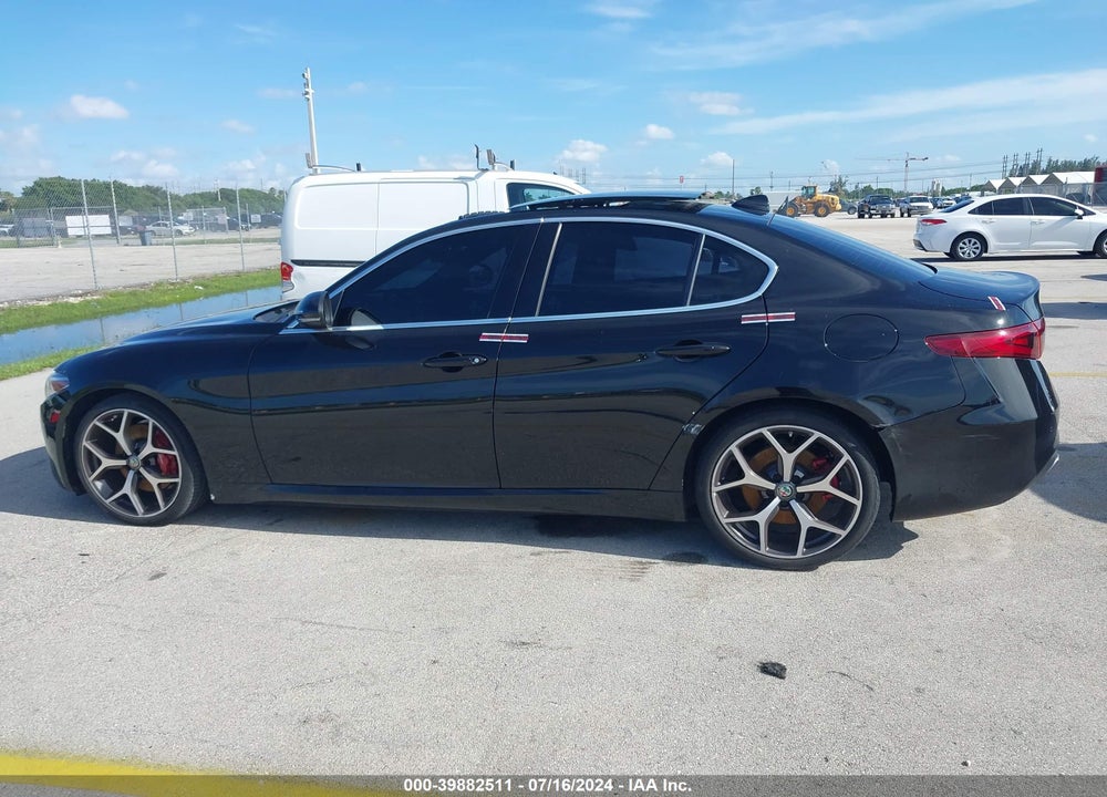 2021 ALFA ROMEO GIULIA TI RWD VIN: ZARFAMBN1M7647517