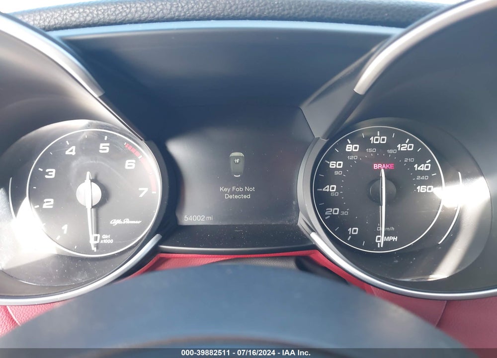 2021 ALFA ROMEO GIULIA TI RWD VIN: ZARFAMBN1M7647517