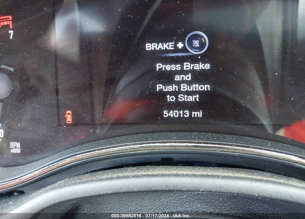 2019 DODGE DURANGO R/T RWD VIN: 1C4SDHCT9KC721761