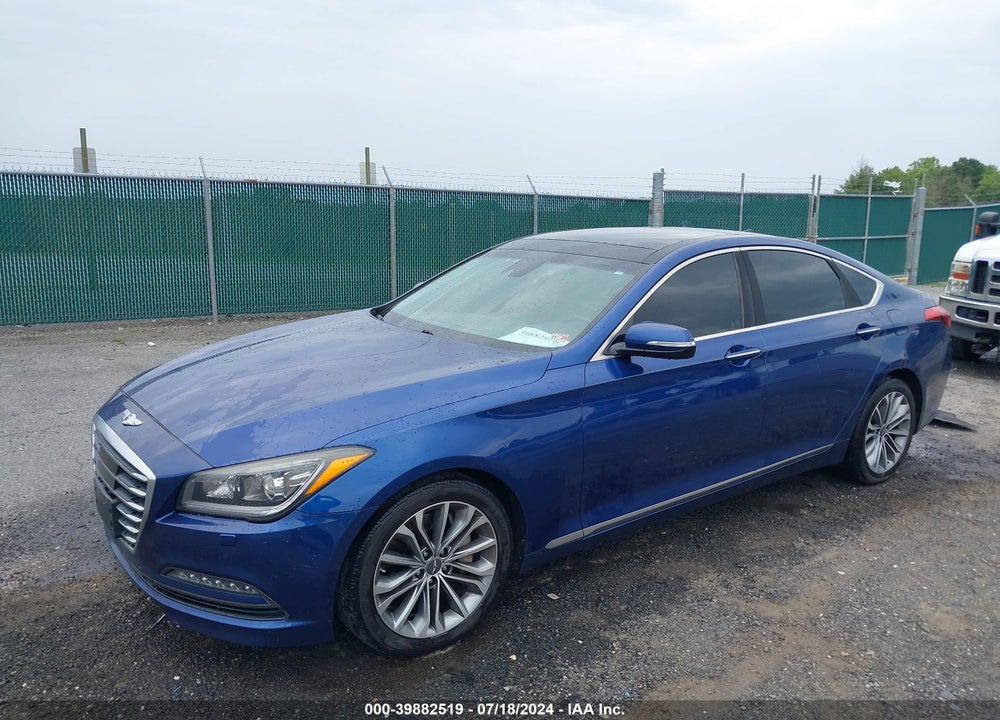 2016 HYUNDAI GENESIS 3.8 VIN: KMHGN4JE7GU110933
