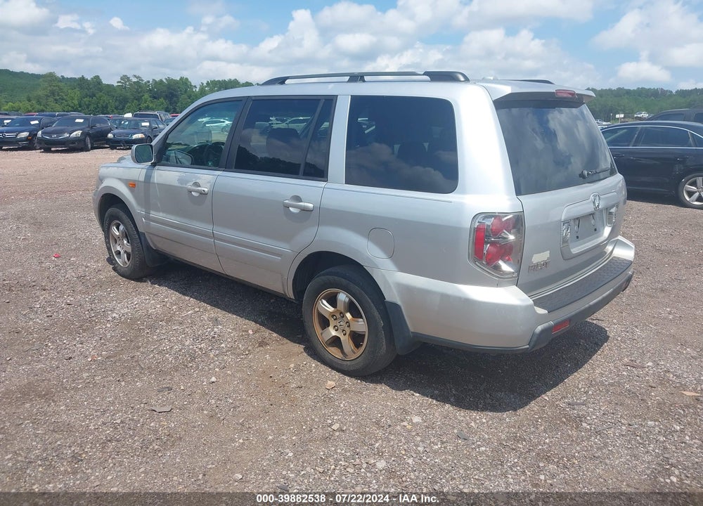 2007 HONDA PILOT EX-L VIN: 5FNYF28577B042531