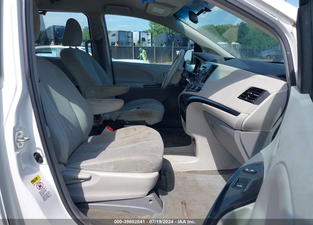 2014 TOYOTA SIENNA L V6 7 PASSENGER VIN: 5TDZK3DC8ES436011