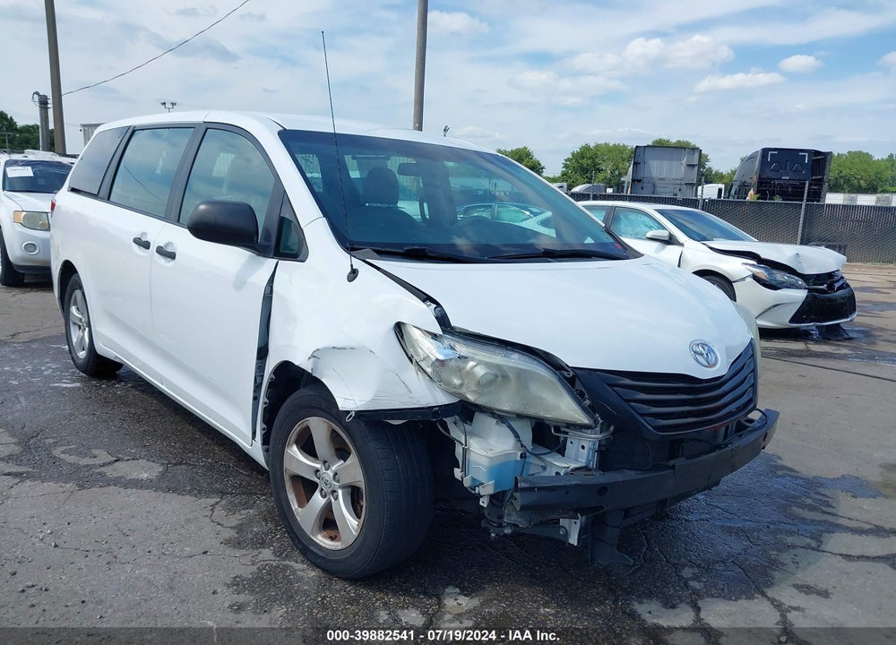 2014 TOYOTA SIENNA L V6 7 PASSENGER VIN: 5TDZK3DC8ES436011