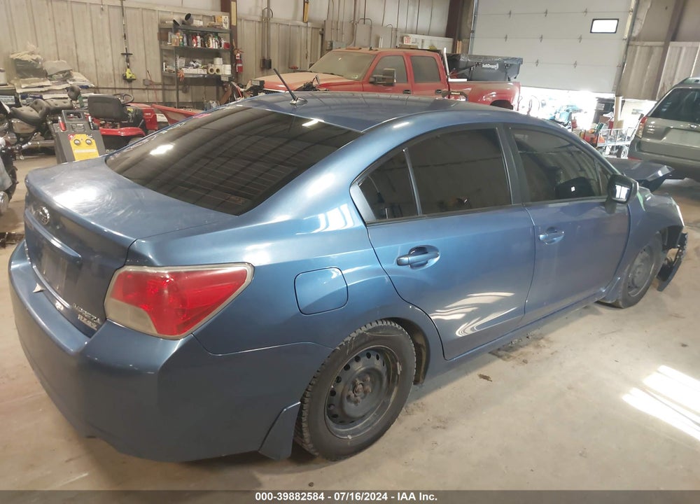 2014 SUBARU IMPREZA 2.0I VIN: JF1GJAA66EH012222