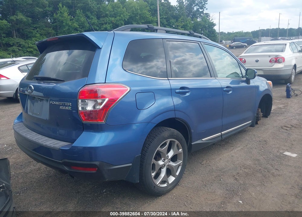 2015 SUBARU FORESTER 2.5I TOURING VIN: JF2SJAWC3FH402345