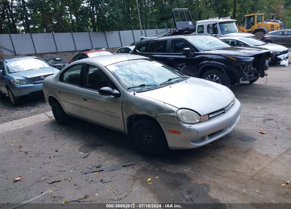 2000 DODGE NEON HIGHLINE VIN: 1B3ES46C8YD756027