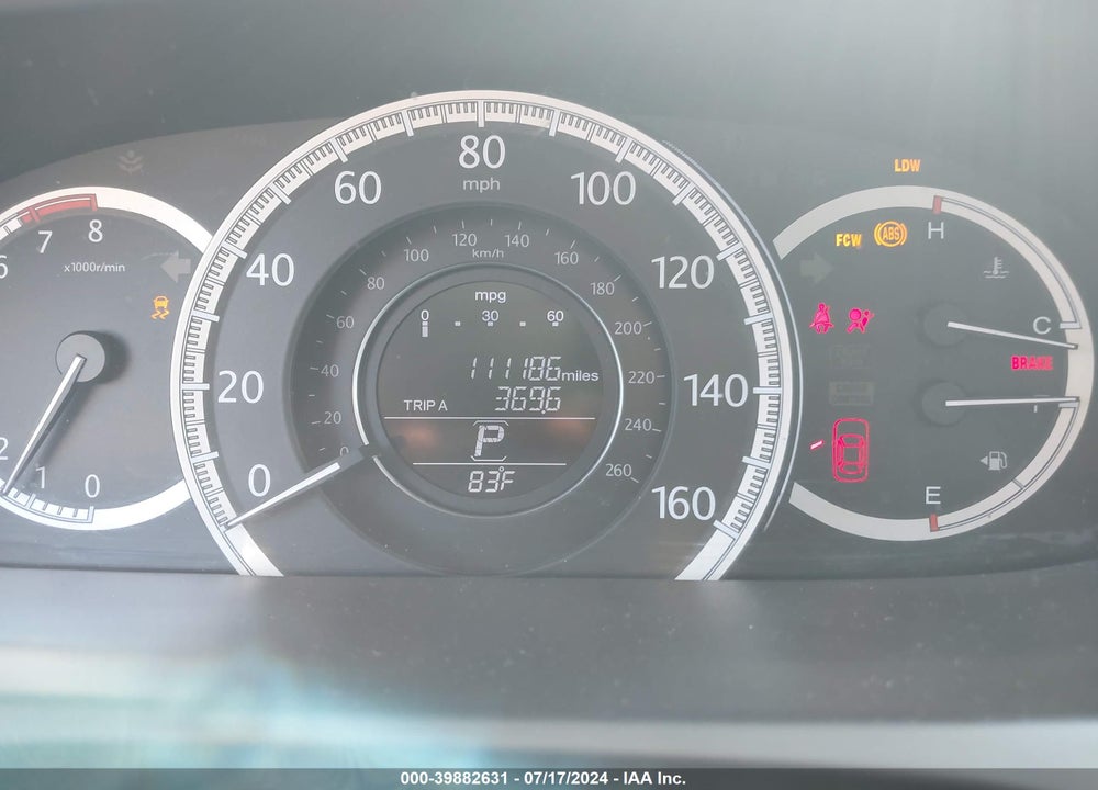 2014 HONDA ACCORD EX-L VIN: 1HGCR2F89EA003431