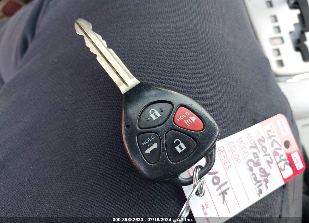 2012 TOYOTA COROLLA LE VIN: 2T1BU4EE7CC840117