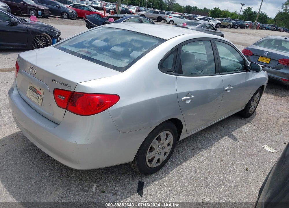 2007 HYUNDAI ELANTRA GLS/LIMITED/SE VIN: KMHDU46D77U054885