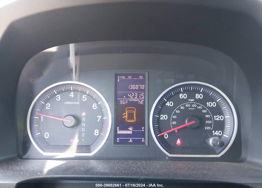 2011 HONDA CR-V EX VIN: 5J6RE3H55BL025952
