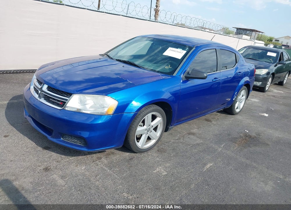 2013 DODGE AVENGER SE VIN: 1C3CDZABXDN563141