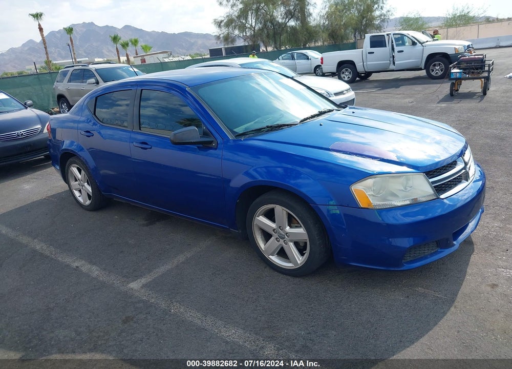 2013 DODGE AVENGER SE VIN: 1C3CDZABXDN563141