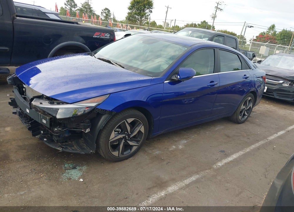 2023 HYUNDAI ELANTRA HYBRID LIMITED VIN: KMHLN4AJ7PU082966
