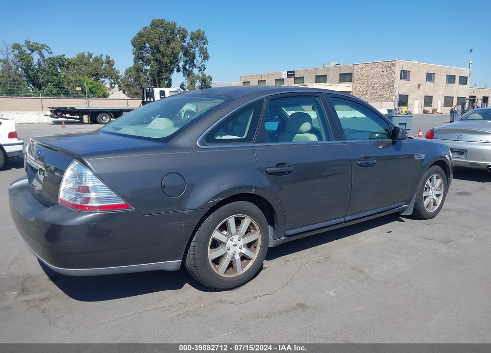 2008 FORD TAURUS SEL VIN: 1FAHP24W98G151114