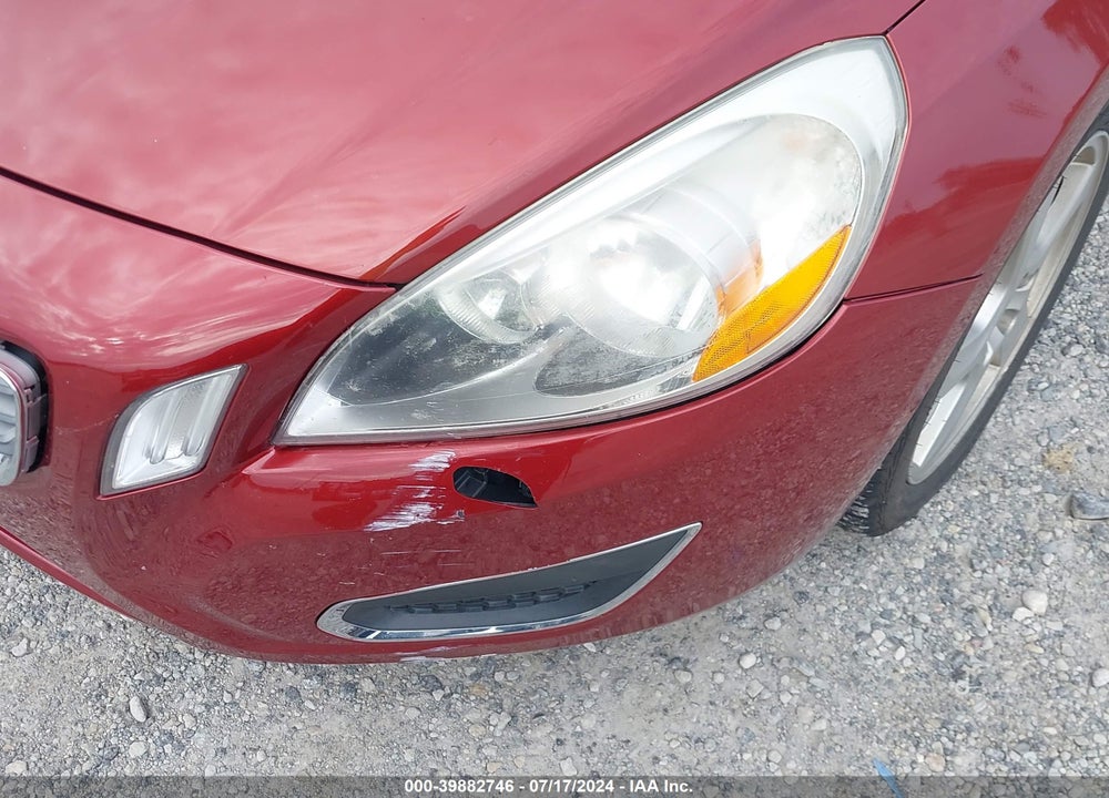 2013 VOLVO S60 T5/T5 PLATINUM/T5 PREMIER/T5 PREMIER PLUS VIN: YV1612FHXD2230536
