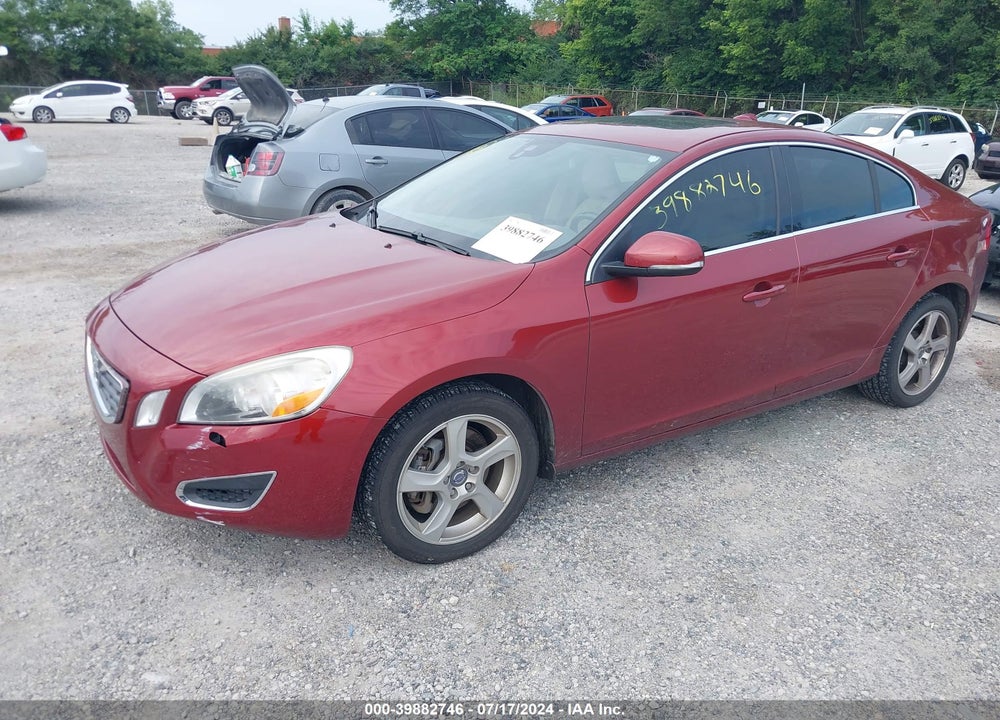 2013 VOLVO S60 T5/T5 PLATINUM/T5 PREMIER/T5 PREMIER PLUS VIN: YV1612FHXD2230536