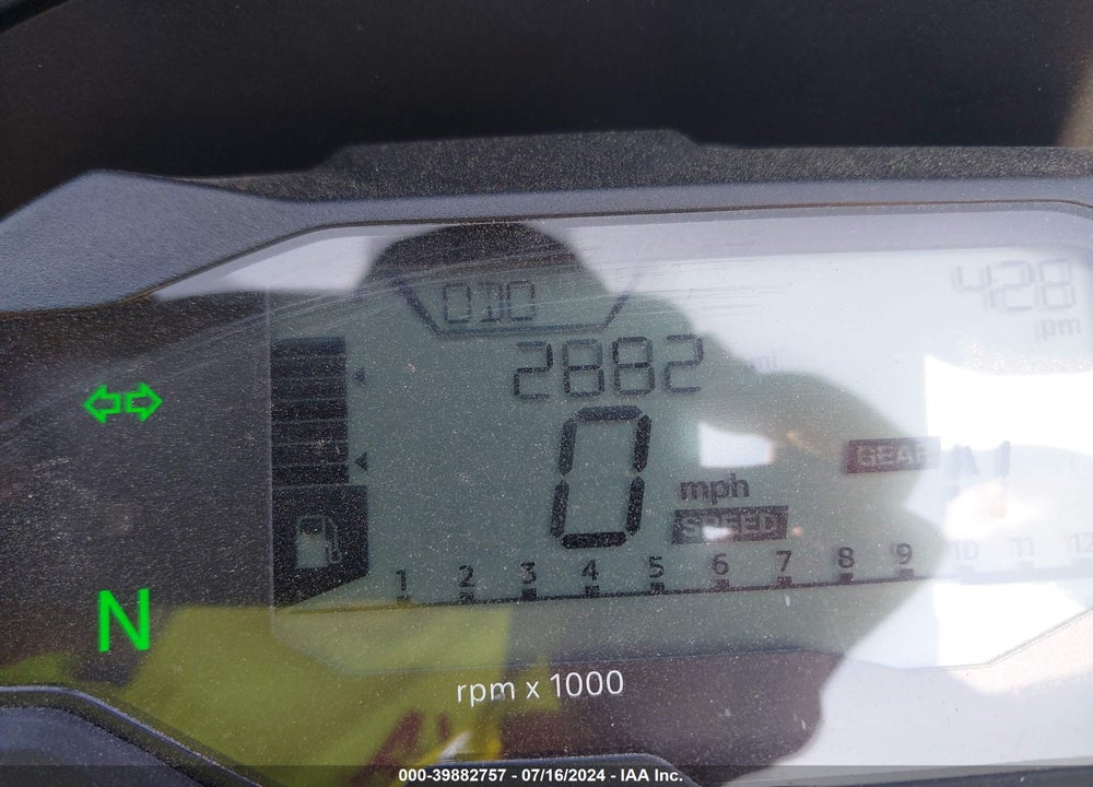 2018 BMW G310 GS VIN: WB30G1207JR823878