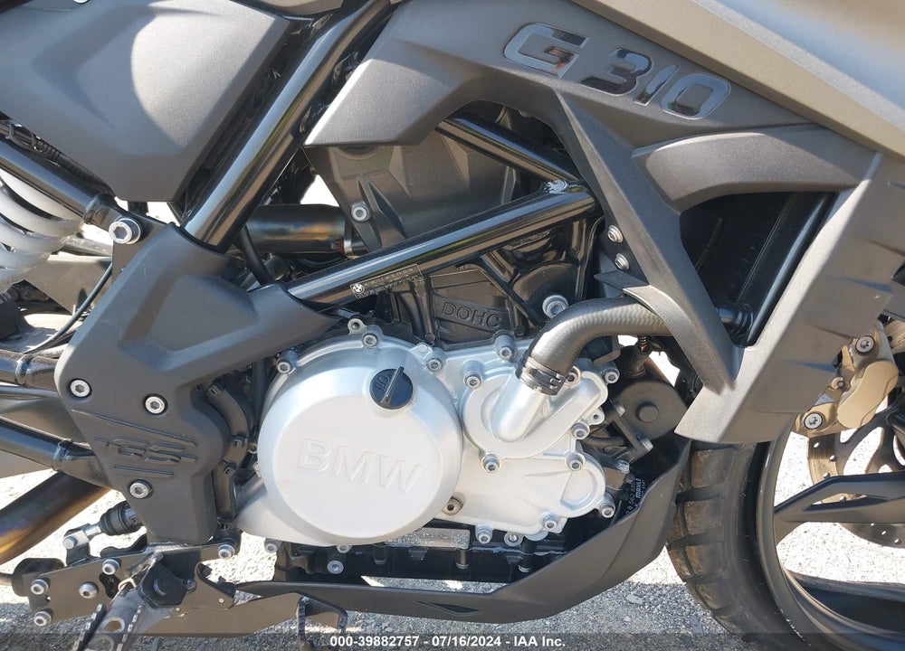 2018 BMW G310 GS VIN: WB30G1207JR823878