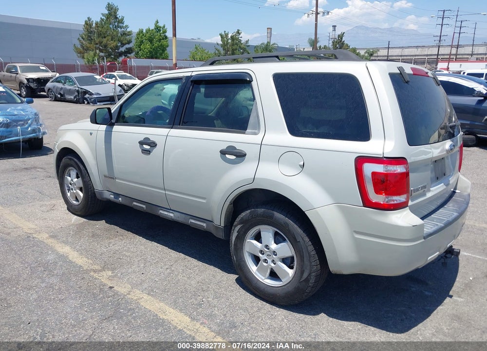 2008 FORD ESCAPE XLT VIN: 1FMCU03108KD41058