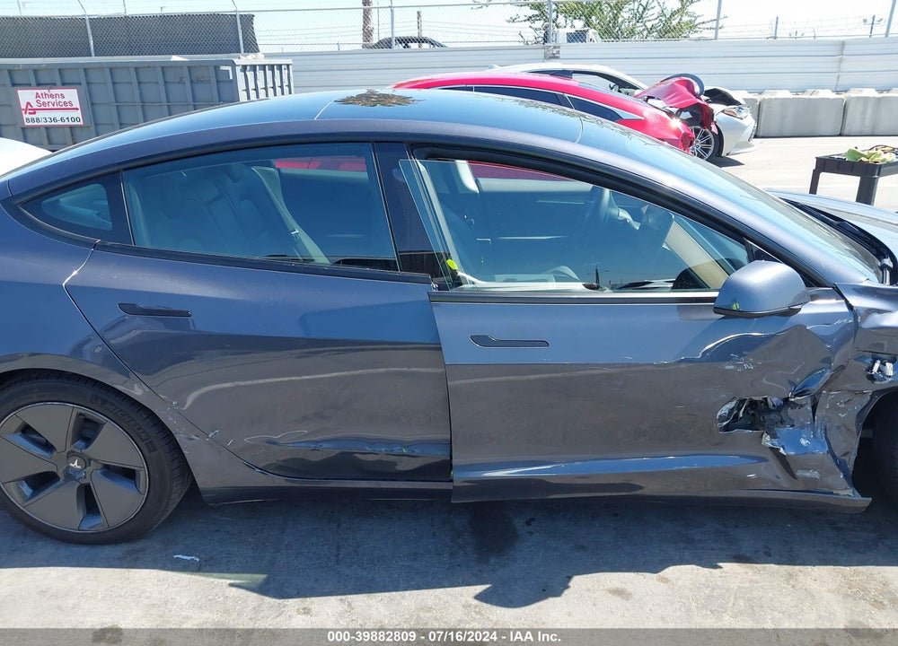 2022 TESLA MODEL 3 REAR-WHEEL DRIVE VIN: 5YJ3E1EA5NF337570