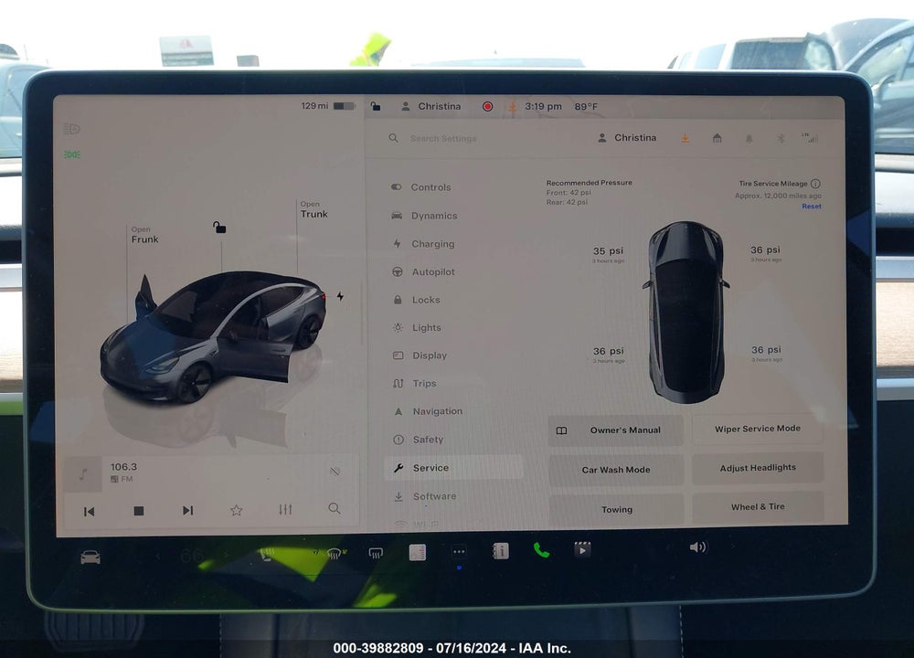 2022 TESLA MODEL 3 REAR-WHEEL DRIVE VIN: 5YJ3E1EA5NF337570