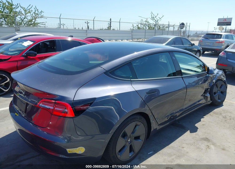 2022 TESLA MODEL 3 REAR-WHEEL DRIVE VIN: 5YJ3E1EA5NF337570