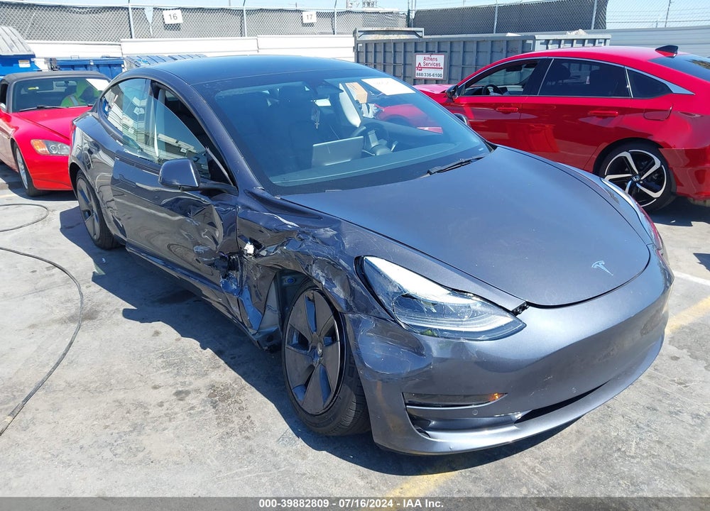 2022 TESLA MODEL 3 REAR-WHEEL DRIVE VIN: 5YJ3E1EA5NF337570