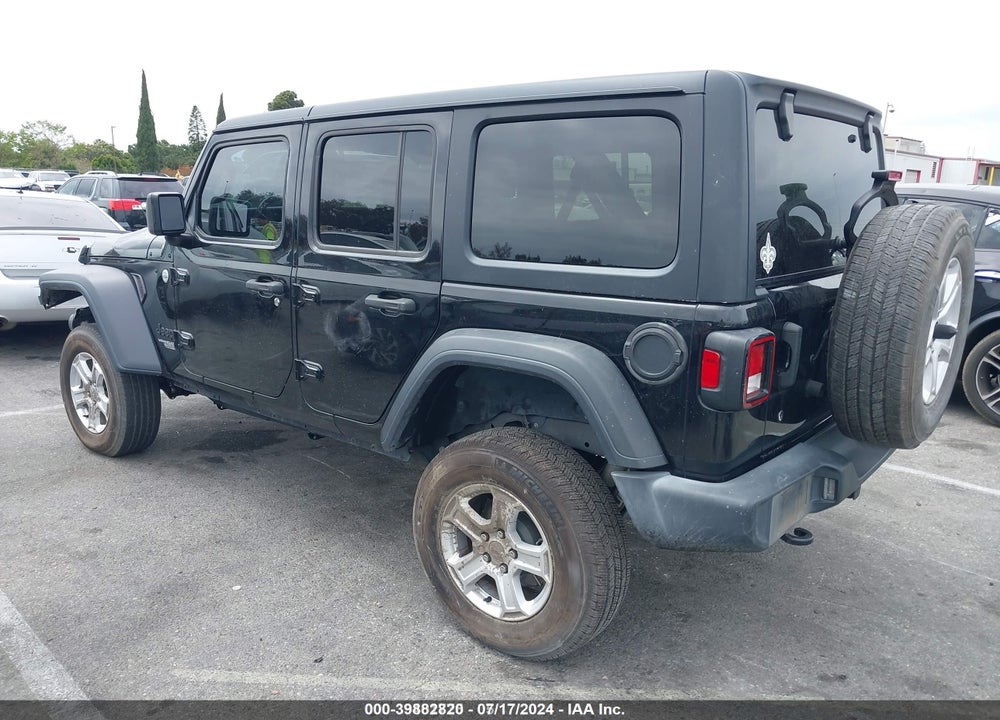 2019 JEEP WRANGLER UNLIMITED SPORT S 4X4 VIN: 1C4HJXDN0KW635038